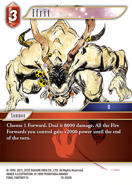 Ifrit 10-002H Foil - Final Fantasy TCG