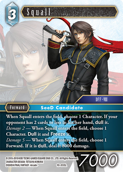Squall 10-033L Foil - Final Fantasy TCG