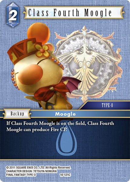 Class Fourth Moogle 10-121C Foil - Final Fantasy TCG