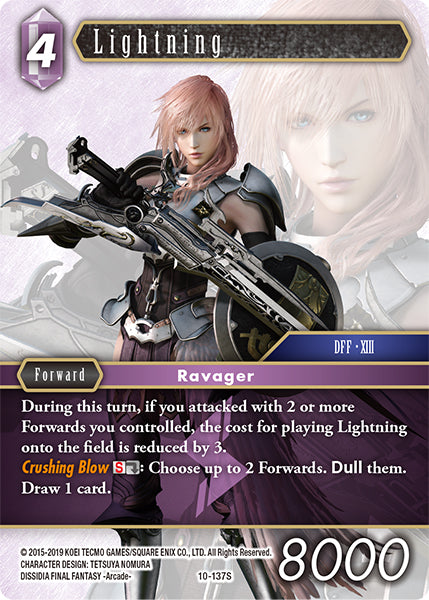 Lightning 10-137S Foil - Final Fantasy TCG