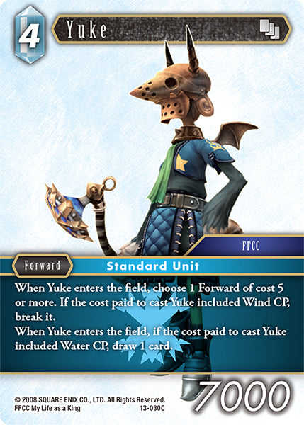 Yuke 13-030C Foil - Final Fantasy TCG