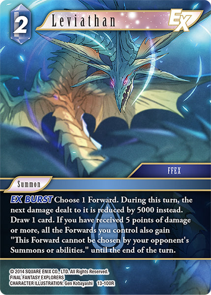 Leviathan 13-100R Foil - Final Fantasy TCG