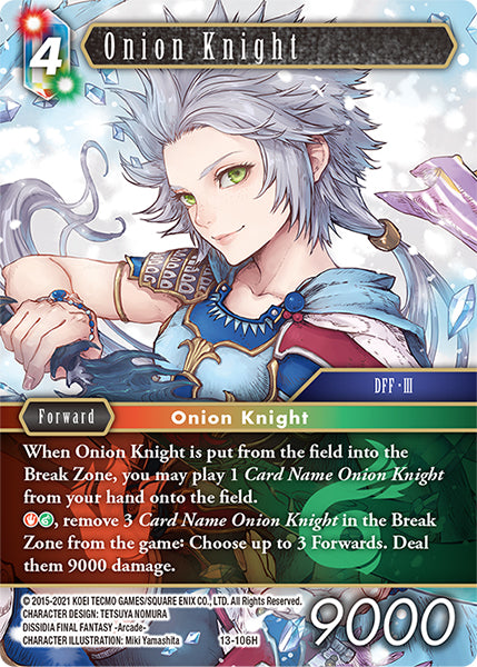 Onion Knight 13-106H Foil - Final Fantasy TCG