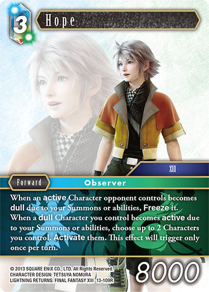 Hope 13-109R Foil - Final Fantasy TCG