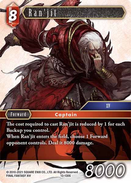 Ran'jit 13-130S Foil - Final Fantasy TCG