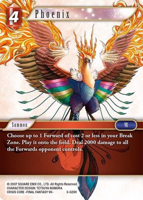 Phoenix 3-020H - Final Fantasy TCG