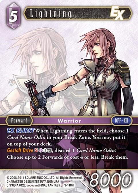Lightning 3-118H - Final Fantasy TCG