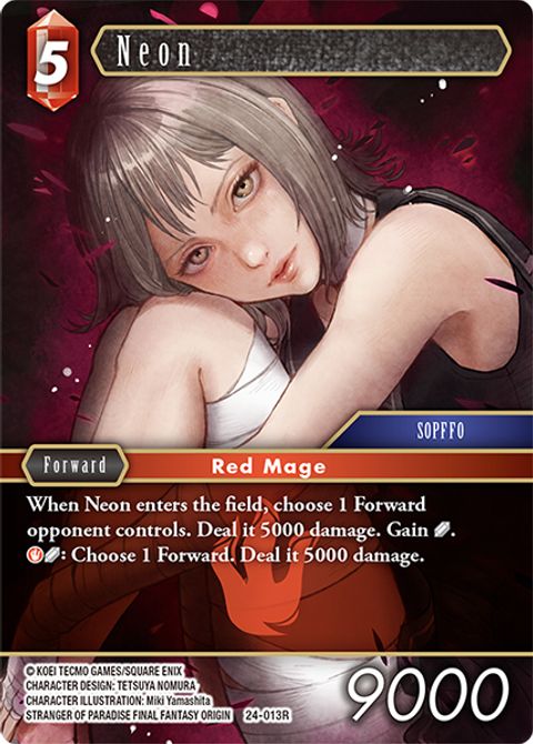 Neon - Foil - Final Fantasy TCG