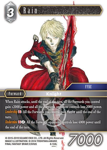 Rain 8-134L - Final Fantasy TCG