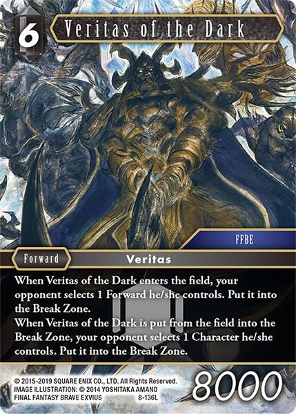 Veritas of the Dark 8-136L - Final Fantasy TCG