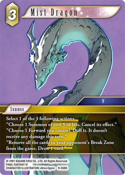 Mist Dragon 9-068H - Final Fantasy TCG