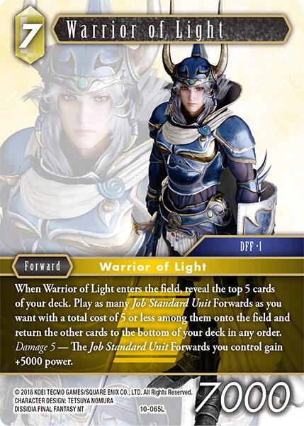 Warrior of Light 10-065L - Final Fantasy TCG