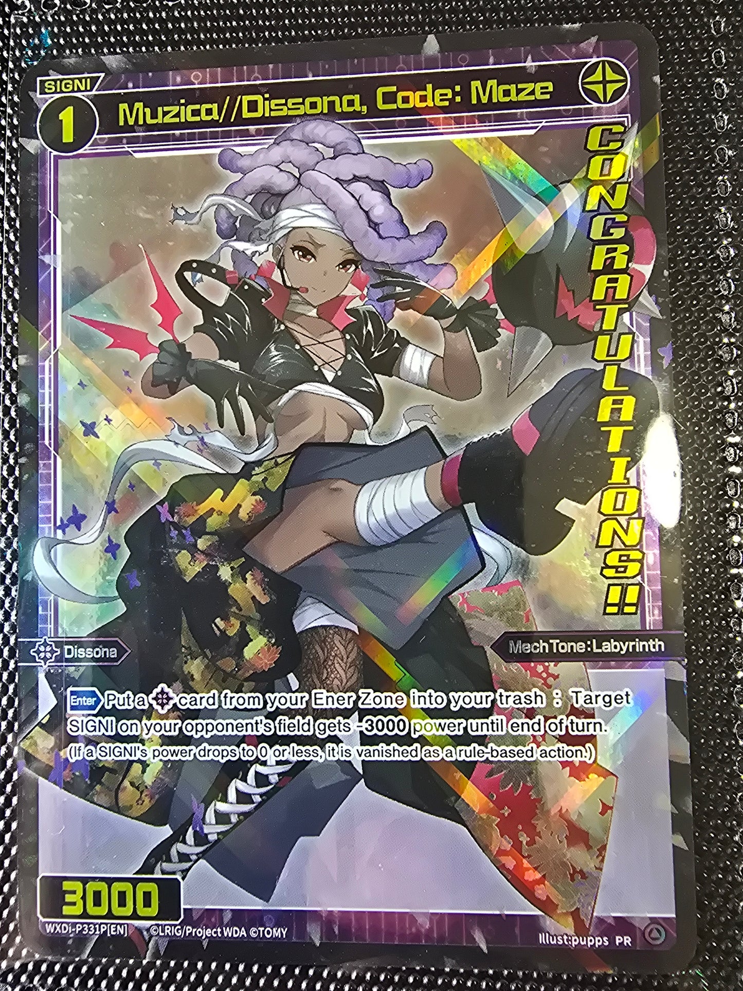 Muzica//Dissona, Code: Maze (Congrats) - Wixoss Promos