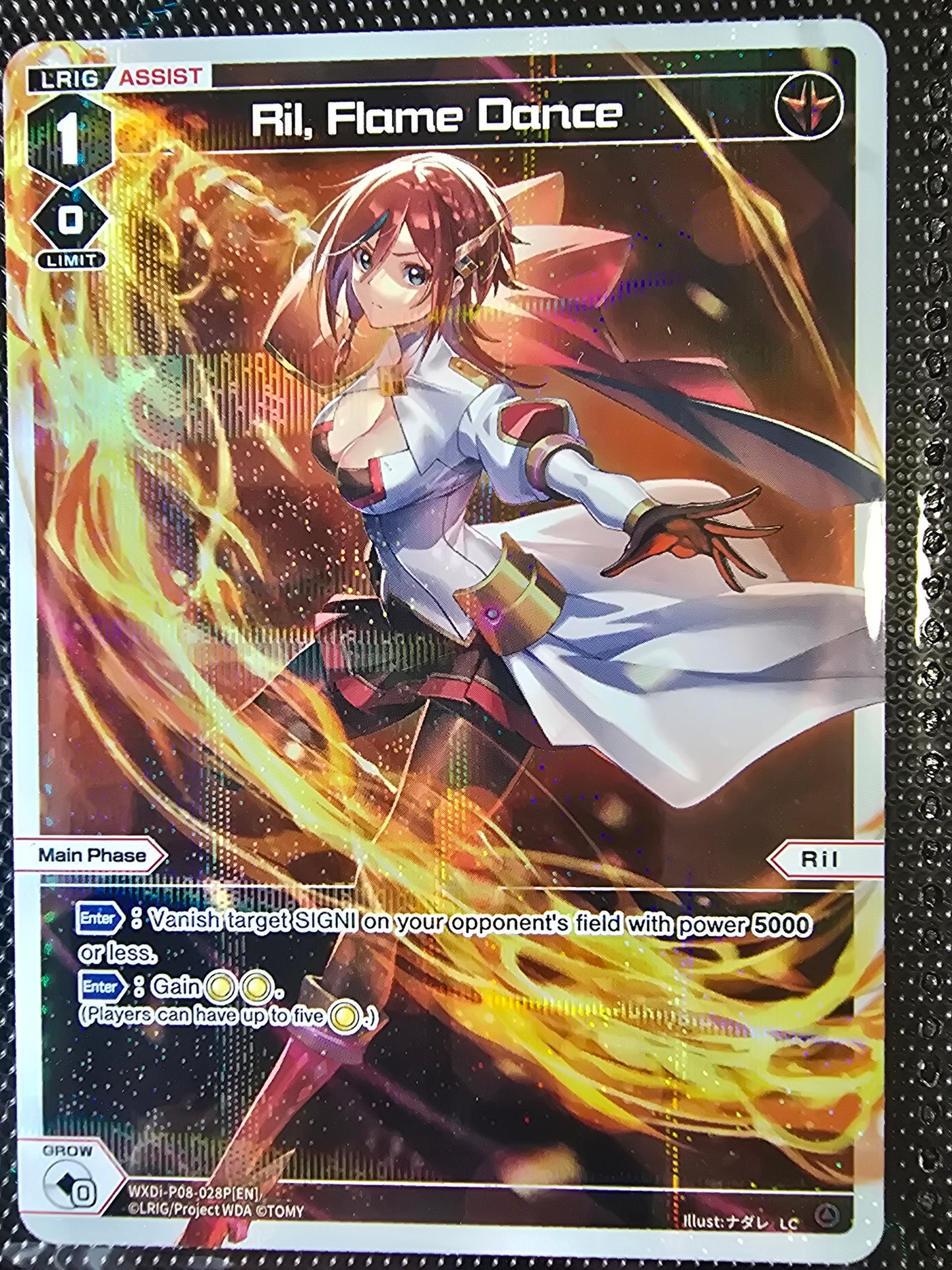 Ril, Flame Dance (Parallel Foil) - Wixoss Spread Diva