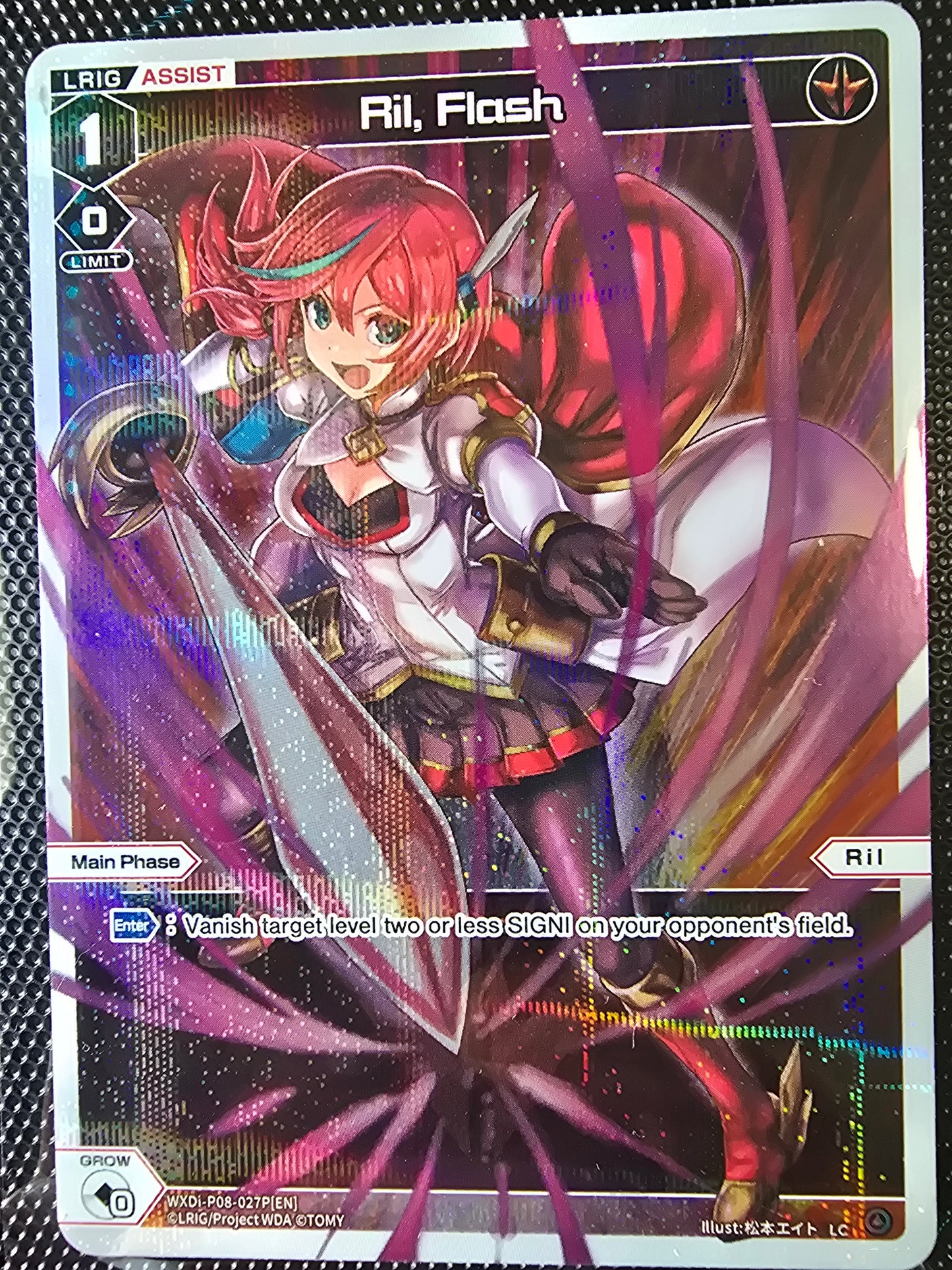 Ril, Flash (Parallel Foil) - Wixoss Spread Diva