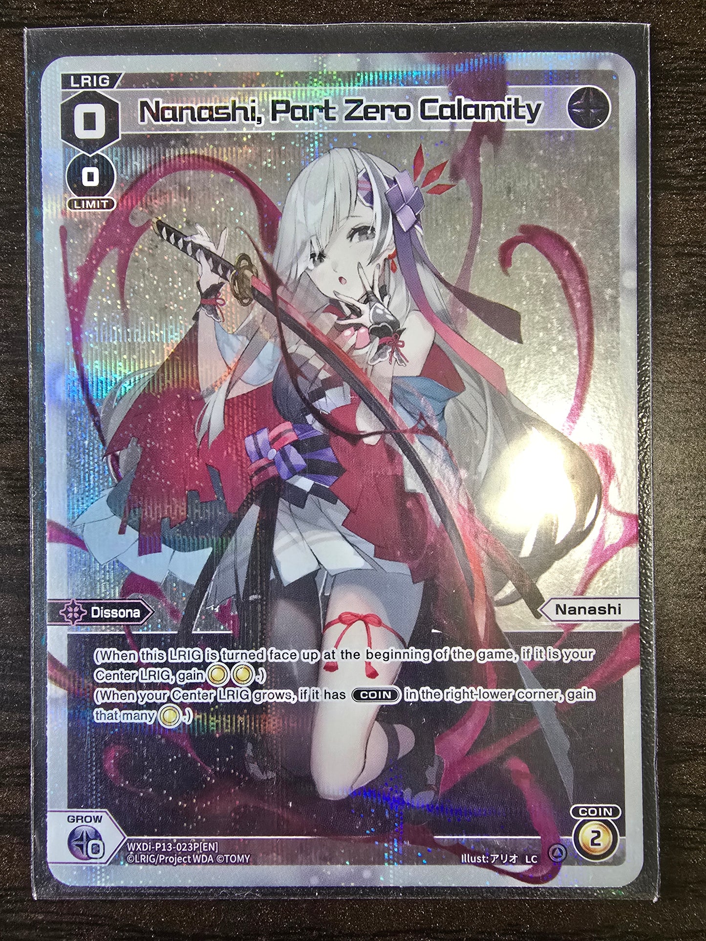 Nanashi, Part Zero Calamity (Parallel Foil) - Wixoss Concord Diva