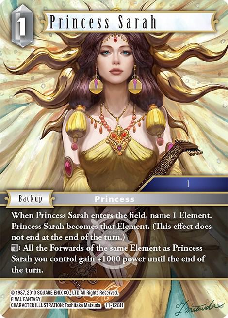 Princess Sarah 11-128H - Final Fantasy TCG