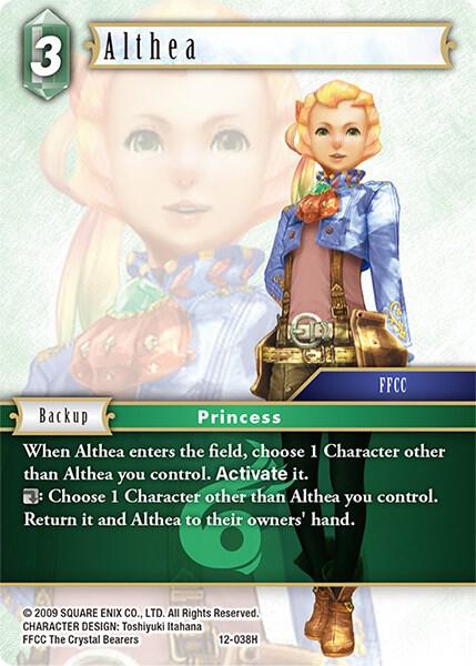 Althea 12-038H Foil - Final Fantasy TCG