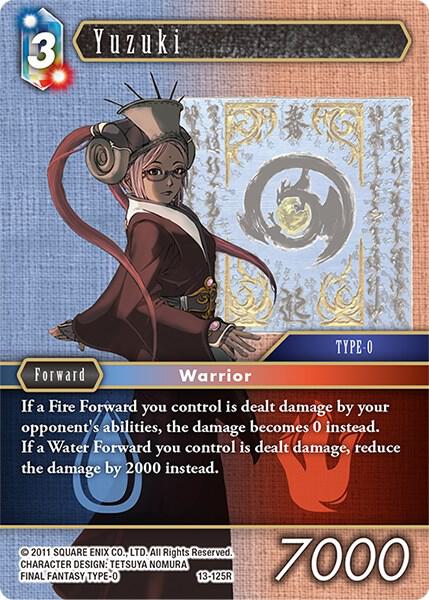 Yuzuki 13-125R - Final Fantasy TCG