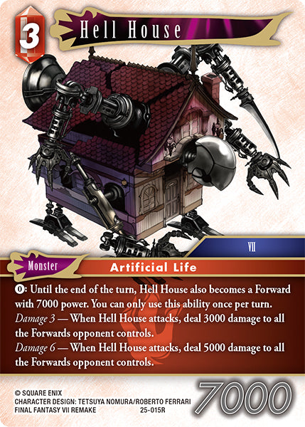 Hell House 25-015R Foil - Final Fantasy TCG