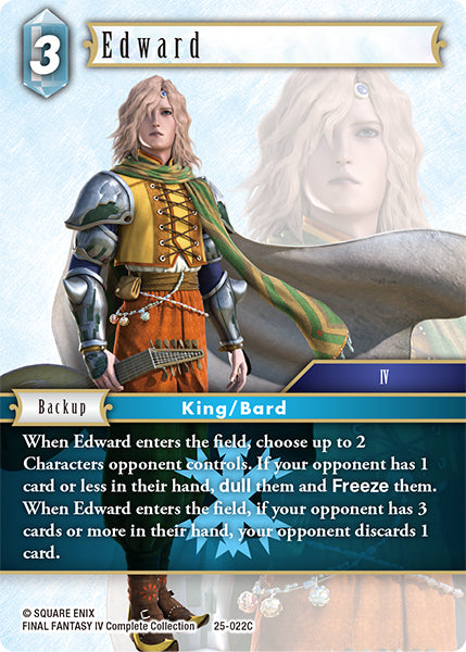 Edward 25-022C Foil - Final Fantasy TCG