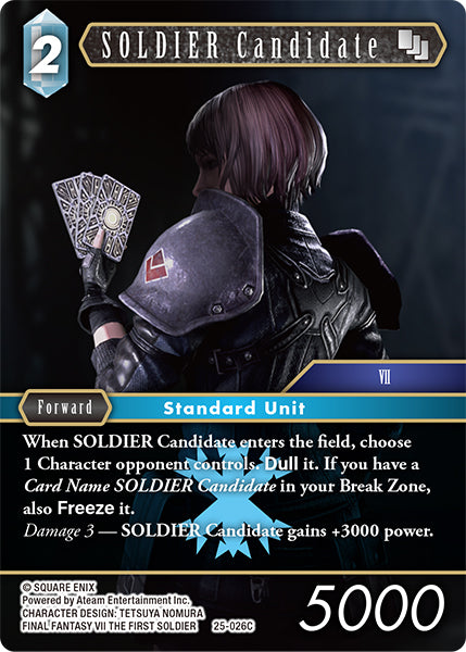SOLDIER Candidate 25-026C - Final Fantasy TCG