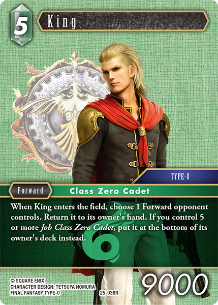 King 25-036R - Final Fantasy TCG