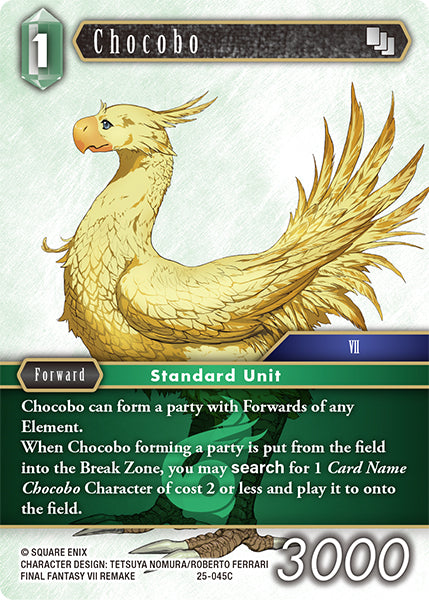 Chocobo 25-045C - Final Fantasy TCG