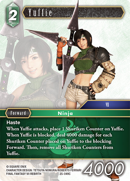 Yuffie 25-049C - Final Fantasy TCG