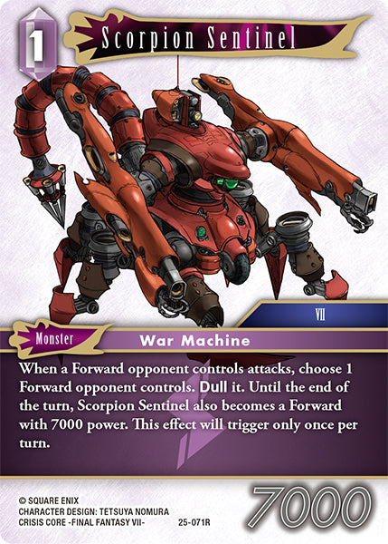 Scorpion Sentinel 25-071R Foil