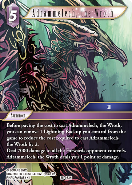 Adrammelech, the Wroth 25-083H Foil