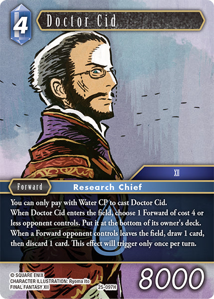 Doctor Cid 25-097H Foil - Final Fantasy TCG