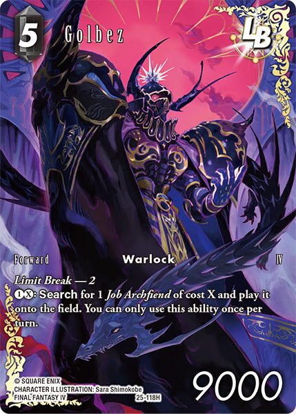 Golbez 25-118H (Full Art)