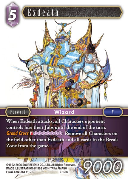 Exdeath 3-100L Foil - Final Fantasy TCG