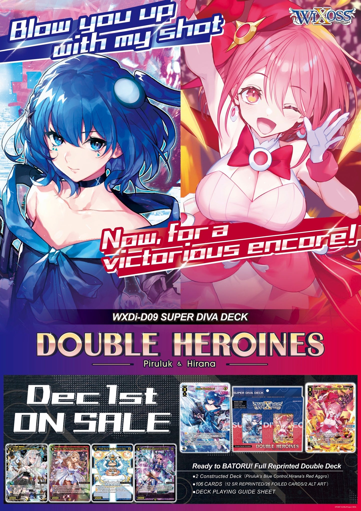WIXOSS SUPER DIVA DECK "DOUBLE HEROINES"
