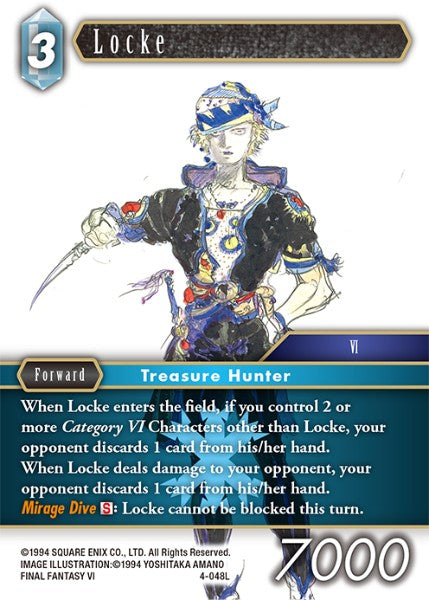 Locke 4-048L Foil - Final Fantasy TCG