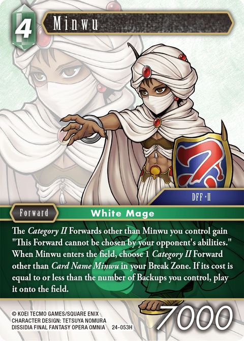Minwu - Foil - Final Fantasy TCG