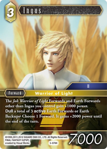 Ingus 5-074H Foil - Final Fantasy TCG