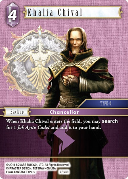 Khalia Chival 5-104R Foil - Final Fantasy TCG
