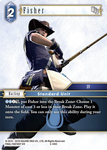 Fisher 5-140C Foil - Final Fantasy TCG