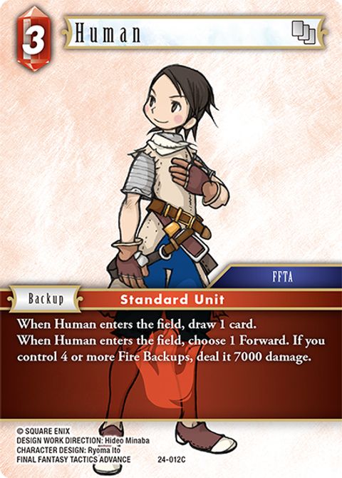 Human - Foil - Final Fantasy TCG