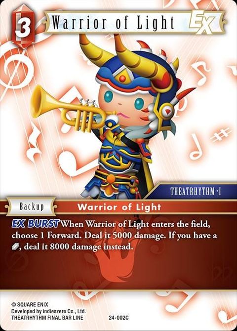 Warrior of Light - Foil - Final Fantasy TCG
