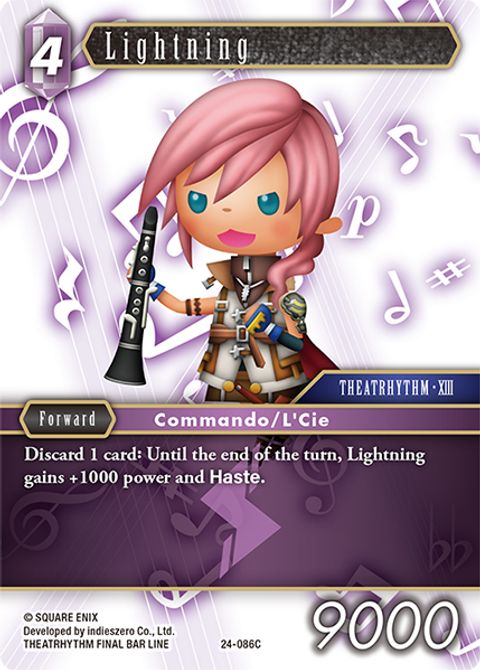 Lightning (24-086C) - Foil - Final Fantasy TCG