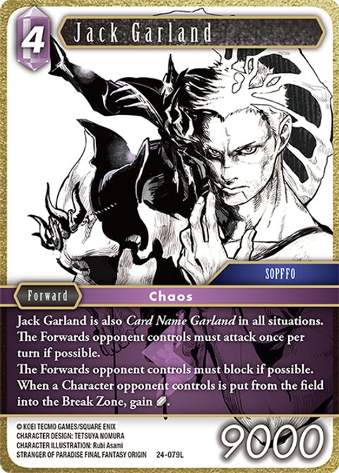 Jack Garland - Foil - Final Fantasy TCG