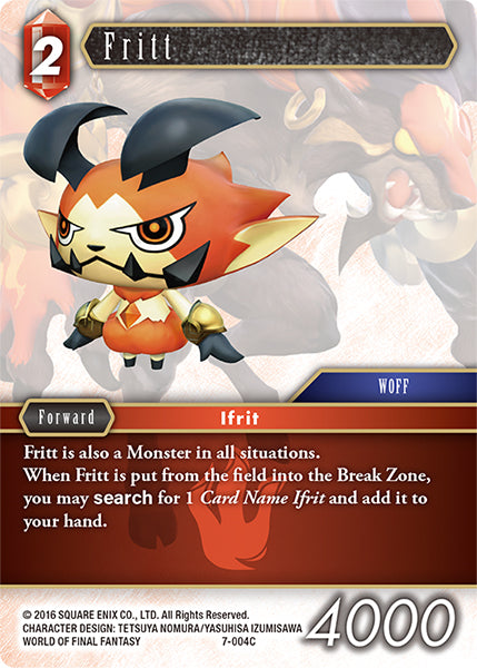 Fritt 7-004C Foil - Final Fantasy TCG