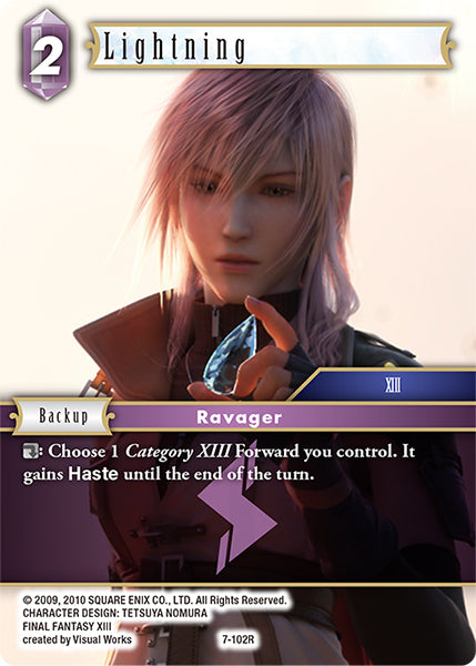 Lightning 7-102R Foil - Final Fantasy TCG