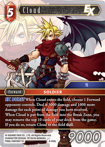 Cloud 8-006L Foil - Final Fantasy TCG