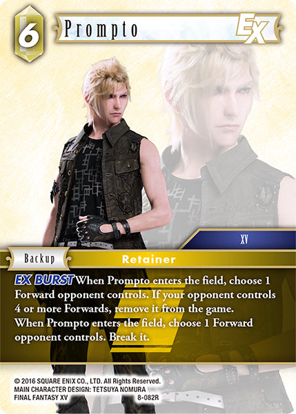 Prompto 8-082R Foil - Final Fantasy TCG