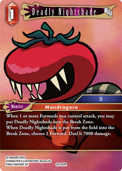 Deadly Nightshade - Foil - Final Fantasy TCG