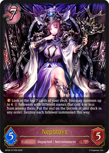 Nephthys - Shadowverse Evolve